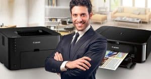 Impressora jato de tinta ou impressora a laser